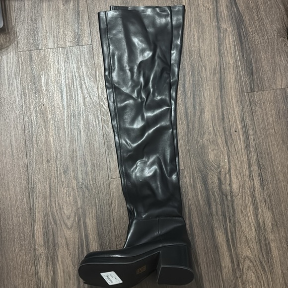 NEW! Jeffrey Campbell Reflect Thigh High Platform Boot - Size 8.5 🫧 - Picture 2 of 5